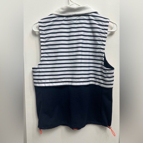 Lauren Ralph Lauren Striped Navy and White Vest women’s size small - Picture 5 of 5